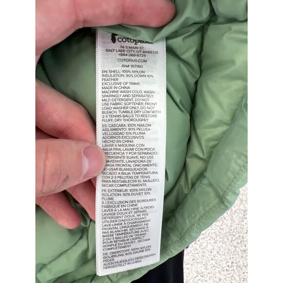 Cotopaxi Fuego Hooded Insulated Jacket Size 3X B Spruce Aspen Outerwear Winter - Picture 5 of 7